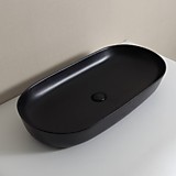 Раковина для ванной накладная CeramaLux 78327-1MB черный матовый