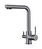 Смеситель для кухни Grocenberg GB40551BG Графит