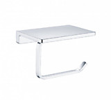 Настенный бумагодержатель плоский Grocenberg AC0027CR (Хром)