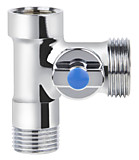 260 Кран KAISER стир. прох. 1/2"х3/4"х1/2"