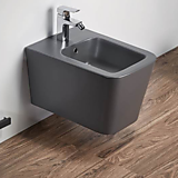 Биде подвесное Ceramalux 5370 MDH темно-серый матовый