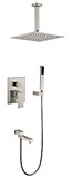 Душевая система скрытого монтажа Grocenberg GB5089NK-2 Никель
