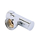 Вентиль запорный угловой  1"F x 3/4"F для полотенцесушителя (пара)