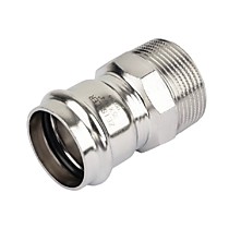 Муфты с резьбой пресс для нерж. трубы