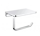 Бумагодержатель с полкой ( хром) 9503 Chrome