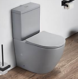 Напольный унитаз Ceramalux 2166 XMH светло-серый матовый