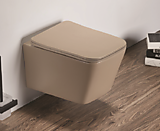 УНИТАЗ ПОДВЕСНОЙ БЕЗОБОДКОВЫЙ RIMLESS 5170MC *Капучино матовый