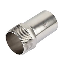 Муфты с резьбой пресс для нерж. трубы однораструбная