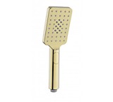 Лейка для душа 3 режима кнопач. 6011 brush gold Kern
