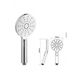 Лейка для душа Kern 3000 3 режим кнопочн круг Chrome