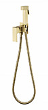 Смеситель встраиваемый с гигиеническим душем Grocenberg GB002MG Матовое золото