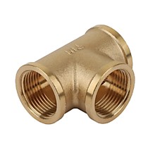 Тройники латунные без покрытия ТИМ