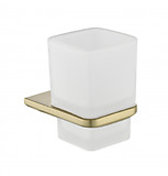 Настенный стакан одинарный Grocenberg AC0053MG (Матовое золото)