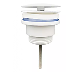 Донный клапан для раковины универс. A-9091 white Kern 