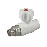 Кран для радиатора прямой с американкой 20 ППР