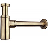 Сифон круглый БРОНЗА A9010 bronze KERN