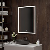 ВЕРИТАТЕ - 600х800 Зеркало Led, с сенс. на зеркале, холодная подсветка, с подогревом