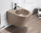 Биде подвесное Ceramalux В2342BDMC капучино матовый