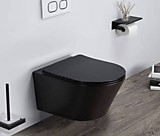 УНИТАЗ ПОДВЕСНОЙ БЕЗОБОДКОВЫЙ RIMLESS B2330-1MB *Чёрный  матовый