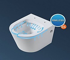 УНИТАЗ ПОДВЕСНОЙ БЕЗОБОДКОВЫЙ RIMLESS В2330