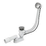 Alcaplast Сифон для ванны автомат металл/хром длина  57 см AG210125260