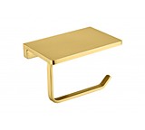 Бумагодержатель с полкой (матовое золото ) 9503 matt gold