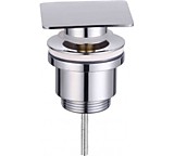 Донный клапан для раковины универс квадр Kern A-2094 Chrome