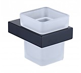 Настенный стеклянный стакан ( черный) 9505 black Kern