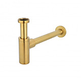 Сифон для раковины Grocenberg GB210GL золотой брашированный
