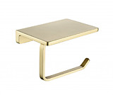 Настенный бумагодержатель плоский Grocenberg AC0027MG (Матовое золото)