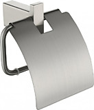 Настенный бумагодержатель с крышкой Grocenberg AC0029NK (Никель)