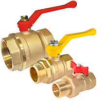 КРАНЫ ШАРОВЫЕ ЛАТУННЫЕ «STRONG»TIM