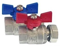 КРАНЫ ШАРОВЫЕ для металлополимерных труб TIM