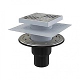 Alcaplast Сливной трап, подводка – прямая 150 ×150/50/75