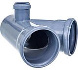 Крестовина канализационная 110/110/50x45 градусов правая двухплоскостная