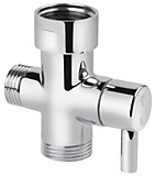 315 Дивертор KАISER керамический для душевого рейлинга 3/4вн х 1/2нар х 3/4нар