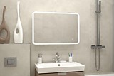 ТОКИО Зеркало-шкаф 900х530 с розеткой LED