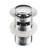 Донный клапан с переливом (хром)(латунь) BAR0801B