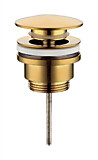 Донный клапан Grocenberg GB106GL золотой брашированный