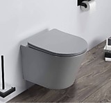 УНИТАЗ ПОДВЕСНОЙ БЕЗОБОДКОВЫЙ RIMLESS B2330-3MH *Светло серый