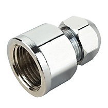 Концевик под трубку 10мм хромированные латунные ТИМ