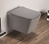 УНИТАЗ ПОДВЕСНОЙ БЕЗОБОДКОВЫЙ RIMLESS 5170MH *Светло серый матовый