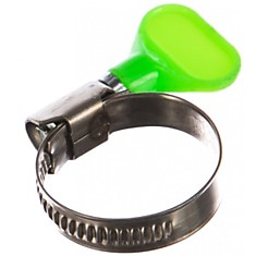 Хомут червячный с ключом 12-22мм