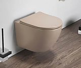 УНИТАЗ ПОДВЕСНОЙ БЕЗОБОДКОВЫЙ RIMLESS 2197MC *Капучино матовый