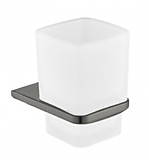 Настенный стакан одинарный Grocenberg AC0053BG (Графит)