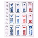 Комплект наклеек сантехнических  "TIM"