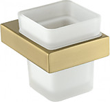 Настенный стакан одинарный Grocenberg AC0021MG (Матовое золото)