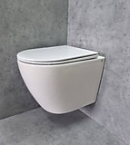 УНИТАЗ ПОДВЕСНОЙ БЕЗОБОДКОВЫЙ  ТОРНАДО TR2196