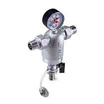 Хромированный фильтр промывной американка-американка 100мкм ТИМ