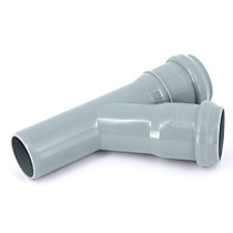 Тройники канализационные СИНИКОН СТАНДАРТ(серая)